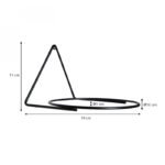 Βάση - ζαρντινιέρα επιτοίχια σετ 2 τμχ μεταλλική για φυτά εσωτερικού και εξωτερικού χώρου χρώμα μαύρο 10x10x11εκ. - Image 3