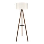 Βρες το Φωτιστικό δαπέδου Thomas Megapap E27 Mdf/ύφασμα Pvc χρώμα καρυδί - κρεμ 38x38x135εκ. σε μοναδική τιμή στο clickforshop.gr