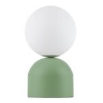 Βρες το Φωτιστικό επιτραπέζιο Albus Megapap E14 μεταλλικό - γυάλινο χρώμα πράσινο - λευκό Ø13x28εκ. σε μοναδική τιμή στο clickforshop.gr