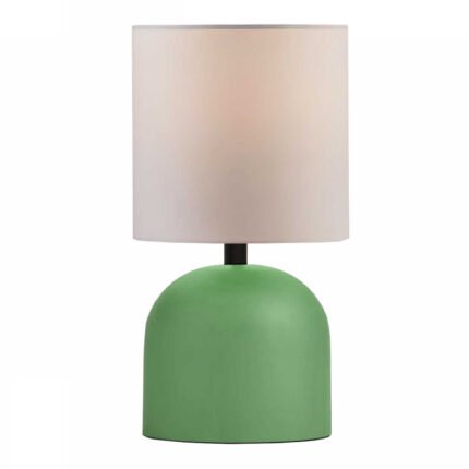 Βρες το Φωτιστικό επιτραπέζιο Nehora Megapap E27 μεταλλικό - ύφασμα Pvc χρώμα πράσινο - κρεμ Ø15x30εκ. σε μοναδική τιμή στο clickforshop.gr
