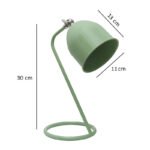 Φωτιστικό γραφείου Treviso Megapap E14 μεταλλικό χρώμα πράσινο 11x13x30εκ. - Image 3