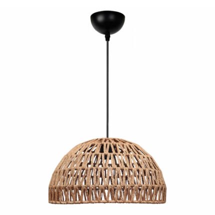 Βρες το Φωτιστικό οροφής Karon Megapap E27 από σχοινί μονόφωτο χρώμα φυσικό Ø29x70εκ. σε μοναδική τιμή στο clickforshop.gr