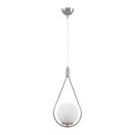 Βρες το Φωτιστικό οροφής Shemesh Megapap E27  μεταλλικό μονόφωτο χρώμα ασημί 20x20x85εκ. σε μοναδική τιμή στο clickforshop.gr