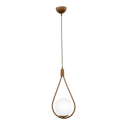 Βρες το Φωτιστικό οροφής Shemesh Megapap E27  μεταλλικό μονόφωτο χρώμα χρυσό ματ 20x20x85εκ. σε μοναδική τιμή στο clickforshop.gr