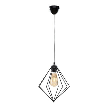 Βρες το Φωτιστικό οροφής Nura Megapap E27 μεταλλικό μονόφωτο χρώμα μαύρο 24x24x72εκ. σε μοναδική τιμή στο clickforshop.gr