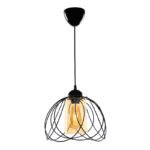 Βρες το Φωτιστικό οροφής Abilene Megapap E27 μεταλλικό μονόφωτο χρώμα μαύρο 26x26x68εκ. σε μοναδική τιμή στο clickforshop.gr