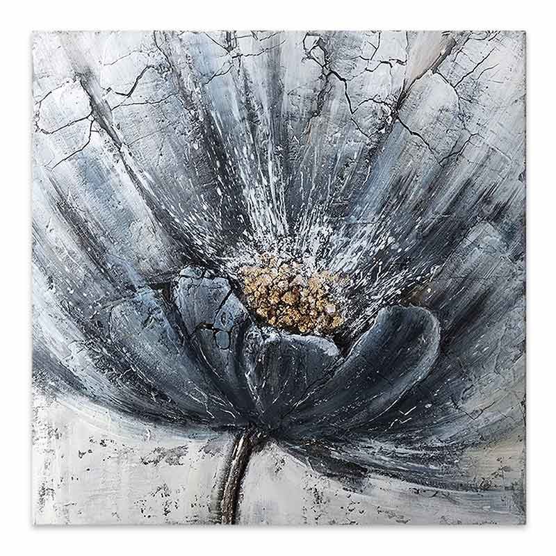 Πίνακας σε καμβά "Blue Flower" Megapap ψηφιακής εκτύπωσης 100x100x3εκ. Βρες το Πίνακας σε καμβά "Blue Flower" Megapap ψηφιακής εκτύπωσης 100x100x3εκ. σε μοναδική τιμή στο clickforshop.gr