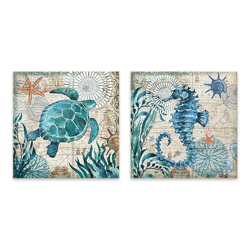 Πίνακας σε καμβά "Sea Creatures" Megapap 2 τμχ. ψηφιακής εκτύπωσης 83x40x3εκ. Βρες το Πίνακας σε καμβά "Sea Creatures" Megapap 2 τμχ. ψηφιακής εκτύπωσης 83x40x3εκ. σε μοναδική τιμή στο clickforshop.gr