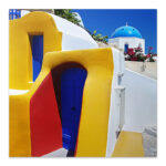 Βρες το Πίνακας σε καμβά "Santorini" Megapap ψηφιακής εκτύπωσης 50x50x3εκ. σε μοναδική τιμή στο clickforshop.gr