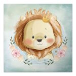 Βρες το Πίνακας σε καμβά "Baby Lion" Megapap ψηφιακής εκτύπωσης 40x40x3εκ. σε μοναδική τιμή στο clickforshop.gr
