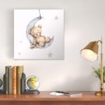 Πίνακας σε καμβά "Baby Bear" Megapap ψηφιακής εκτύπωσης 40x40x3εκ. - Image 2