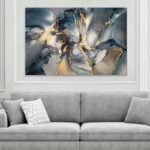 Πίνακας σε καμβά "Abstract Dream" Megapap ψηφιακής εκτύπωσης 140x70x3εκ. - Image 2