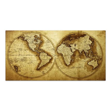 Βρες το Πίνακας σε καμβά "Ancient World Map" Megapap ψηφιακής εκτύπωσης 120x60x3εκ. σε μοναδική τιμή στο clickforshop.gr