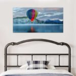 Πίνακας σε καμβά "Air Balloon" Megapap ψηφιακής εκτύπωσης 120x60x3εκ. - Image 2