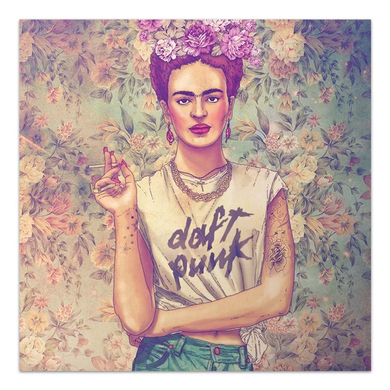 Πίνακας σε καμβά "Frida Punk" Megapap ψηφιακής εκτύπωσης 60x60x3εκ. Βρες το Πίνακας σε καμβά "Frida Punk" Megapap ψηφιακής εκτύπωσης 60x60x3εκ. σε μοναδική τιμή στο clickforshop.gr