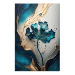Βρες το Πίνακας σε καμβά "Emerald Flower" Megapap ψηφιακής εκτύπωσης 70x100x3εκ. σε μοναδική τιμή στο clickforshop.gr