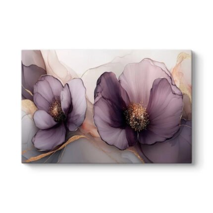 Βρες το Πίνακας σε καμβά "Purple Peonies" Megapap ψηφιακής εκτύπωσης 100x70x3εκ. σε μοναδική τιμή στο clickforshop.gr