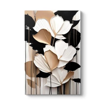 Βρες το Πίνακας σε καμβά "Abstract Flower" Megapap ψηφιακής εκτύπωσης 70x100x3εκ. σε μοναδική τιμή στο clickforshop.gr
