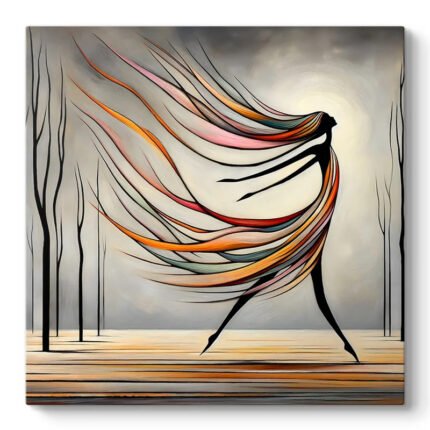 Βρες το Πίνακας σε καμβά "Abstract Woman" Megapap ψηφιακής εκτύπωσης 60x60x3εκ. σε μοναδική τιμή στο clickforshop.gr