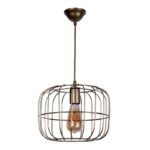 Βρες το Φωτιστικό οροφής Cassie Megapap E27 μεταλλικό μονόφωτο χρώμα χρυσό Ø25x60εκ. σε μοναδική τιμή στο clickforshop.gr