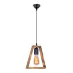 Βρες το Φωτιστικό οροφής Esela Megapap E27 ξύλινο μονόφωτο χρώμα φυσικό 24x4x70εκ. σε μοναδική τιμή στο clickforshop.gr