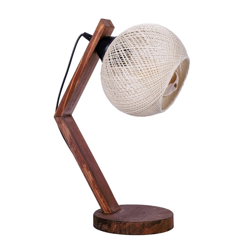 Φωτιστικό επιτραπέζιο Rope Megapap E27 ξύλινο - σχοινί χρώμα μπεζ - καρυδί Ø17x40εκ. Βρες το Φωτιστικό επιτραπέζιο Rope Megapap E27 ξύλινο - σχοινί χρώμα μπεζ - καρυδί Ø17x40εκ. σε μοναδική τιμή στο clickforshop.gr