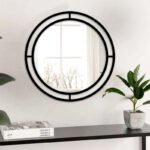 Βρες το Καθρέπτης τοίχου Bubble Megapap αλουμινίου χρώμα μαύρο 57x2x57εκ. σε μοναδική τιμή στο clickforshop.gr