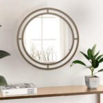 Βρες το Καθρέπτης τοίχου Bubble Megapap αλουμινίου χρώμα χρυσό 57x2x57εκ. σε μοναδική τιμή στο clickforshop.gr