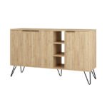 Μπουφές Clara Megapap χρώμα sapphire oak 142x35,6x83εκ. - Image 3