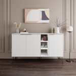 Βρες το Μπουφές Clara Megapap χρώμα λευκό 142x35