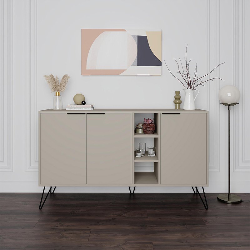 Μπουφές Clara Megapap χρώμα sandstone 142x35 Βρες το Μπουφές Clara Megapap χρώμα sandstone 142x35