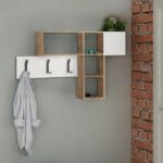 Βρες το Κρεμάστρα τοίχου Game Megapap χρώμα sapphire oak - λευκό 99