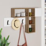 Κρεμάστρα τοίχου Game Megapap χρώμα sapphire oak - λευκό 99,5x15x61εκ. - Image 3