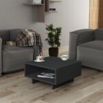 Τραπεζάκι σαλονιού Hola Megapap χρώμα ανθρακί 60x60x32εκ. - Image 5