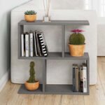 Τραπεζάκι βοηθητικό Homemania Megapap χρώμα ανθρακί 60x20x60εκ. - Image 2