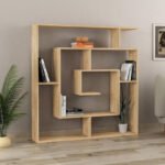 Βρες το Βιβλιοθήκη Labirent Megapap χρώμα sapphire oak 125x22x129εκ. σε μοναδική τιμή στο clickforshop.gr