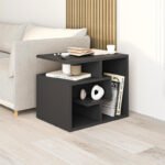 Βρες το Τραπεζάκι βοηθητικό Labirent Megapap χρώμα ανθρακί 54x40x45εκ. σε μοναδική τιμή στο clickforshop.gr