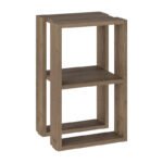 Κομοδίνο - Τραπεζάκι βοηθητικό Lonie Megapap χρώμα ανοιχτό καρυδί 34x30x55εκ. - Image 4