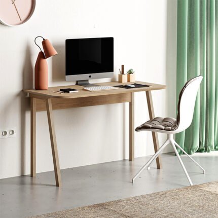 Βρες το Γραφείο εργασίας Luton Megapap χρώμα sapphire oak 120x60x75εκ. σε μοναδική τιμή στο clickforshop.gr