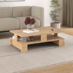 Βρες το Τραπεζάκι σαλονιού Mansu Megapap χρώμα sapphire oak 80x50x27εκ. σε μοναδική τιμή στο clickforshop.gr