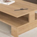 Τραπεζάκι σαλονιού Mansu Megapap χρώμα sapphire oak 80x50x27εκ. - Image 3