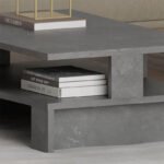 Τραπεζάκι σαλονιού Mansu Megapap χρώμα γκρι ρετρό 80x50x27εκ. - Image 3