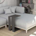 Τραπεζάκι βοηθητικό Muju Megapap χρώμα ανθρακί 30x40x57εκ. - Image 2