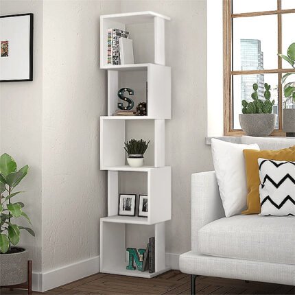 Βρες το Βιβλιοθήκη Piri Megapap χρώμα λευκό 35x30x161εκ. σε μοναδική τιμή στο clickforshop.gr