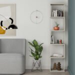 Βιβλιοθήκη Piri Megapap χρώμα sandstone 35x30x161εκ. - Image 3