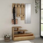 Έπιπλο εισόδου Vesty Megapap χρώμα sapphire oak 100x30x61εκ. - Image 2