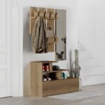 Βρες το Έπιπλο εισόδου Vesty Megapap χρώμα ανοιχτό καρυδί 100x30x61εκ. σε μοναδική τιμή στο clickforshop.gr