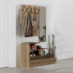 Έπιπλο εισόδου Vesty Megapap χρώμα ανοιχτό καρυδί 100x30x61εκ. - Image 2