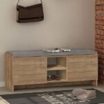 Βρες το Παπουτσοθήκη Zulla Megapap χρώμα ανοιχτό καρυδί 110x37x43εκ. σε μοναδική τιμή στο clickforshop.gr