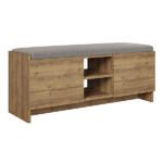 Παπουτσοθήκη Zulla Megapap χρώμα ανοιχτό καρυδί 110x37x43εκ. - Image 4